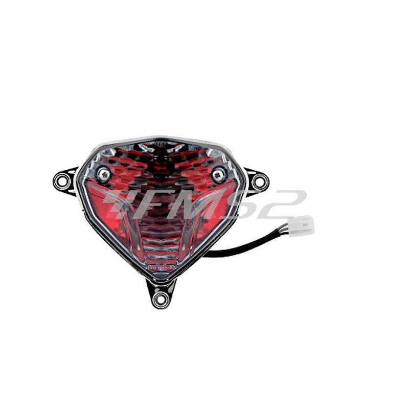 Stop / fanale / faro posteriore mbk 50 n, ricambio 204318B