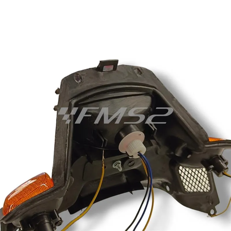 Fanale posteriore completo di parafango e gemme fanale e frecce con colori originali per scooter MBK Booster Next generation prodotti dal 1997 fino al 2006, ricambio 204324B