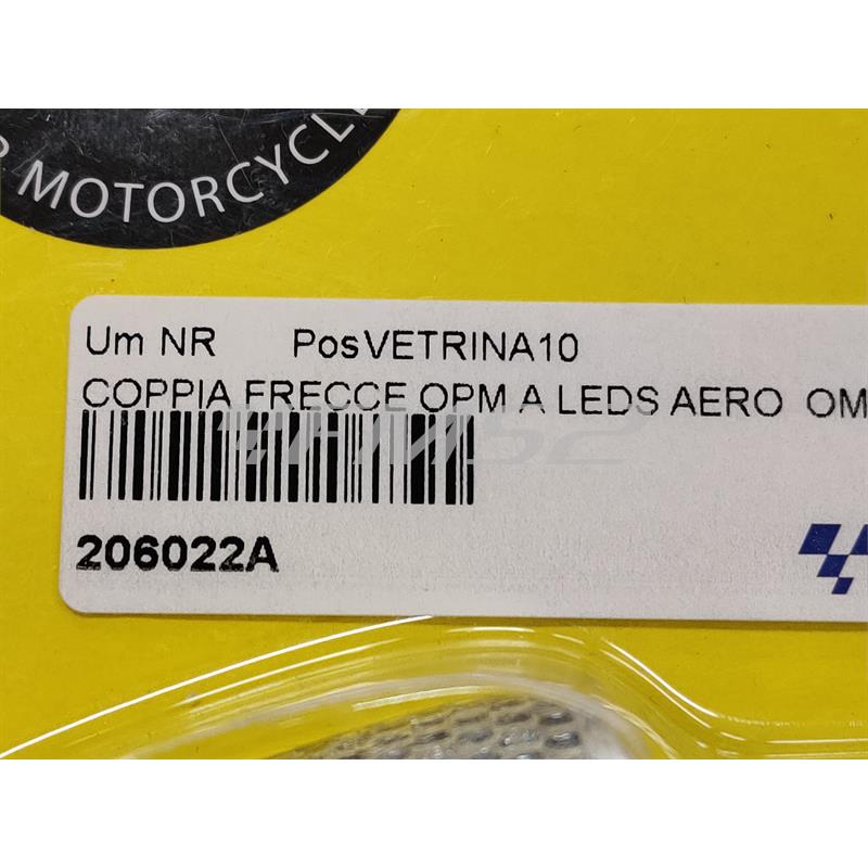 Coppia frecce opm a leds aero  omologate, ricambio 206022A