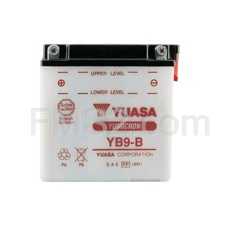 Batteria Yuasa YB9-B 12 Volt - 9Ah, ricambio 229035B