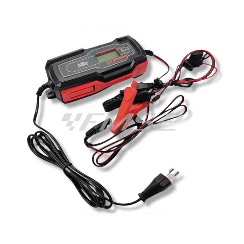 Indicatore di carica della batteria a 12 volt per applicazione universale su moto, maxi moto, scooter, maxi scooter, quad, custom, enduro, motard, trial, ricambio 229100B