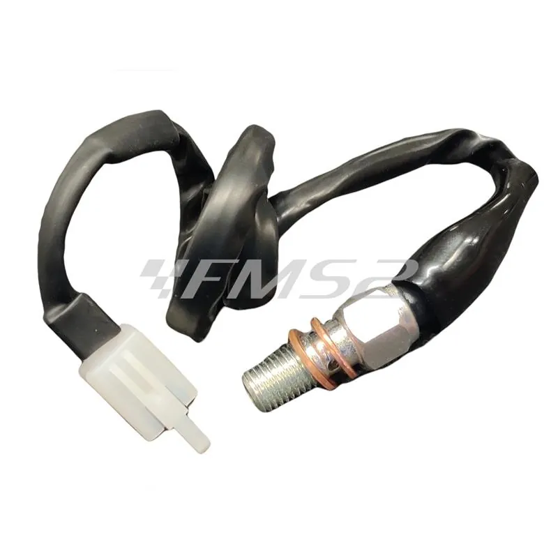 282049G Pompa freno anteriore destra TNT con attacco radiale con lavorazione cnc completa di serbatoio olio idraulico e interruttore idrostop con impianto elettrico, ricambio 282049G