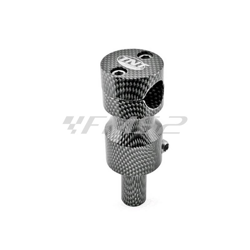 Supporto manubrio TNT per scooter Typhoon-NRG carbon look, ricambio 303325C