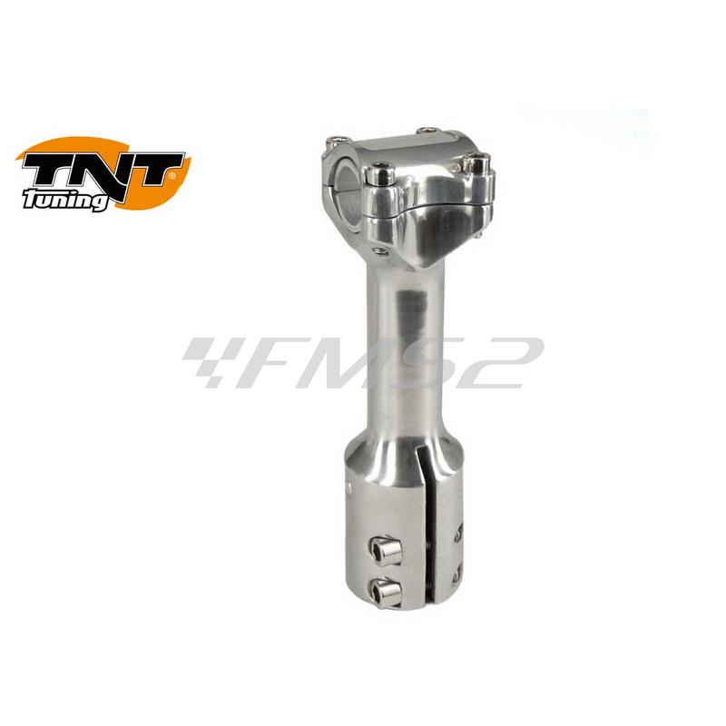 Supporto manubrio quattro 22-28.6 Nitro argento TNT, ricambio 303328B