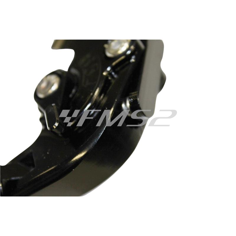 Coppia leve regolabili RD-MAX in alluminio CNC di colore nero per maxi scooter Yamaha T-Max 500 e 530 prodotti dal 2008 in poi (TNT), ricambio 331659F