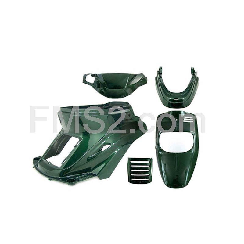 Kit carene Booster Spirit colore verde Jaguar (TNT Tuning), ricambio 366199
