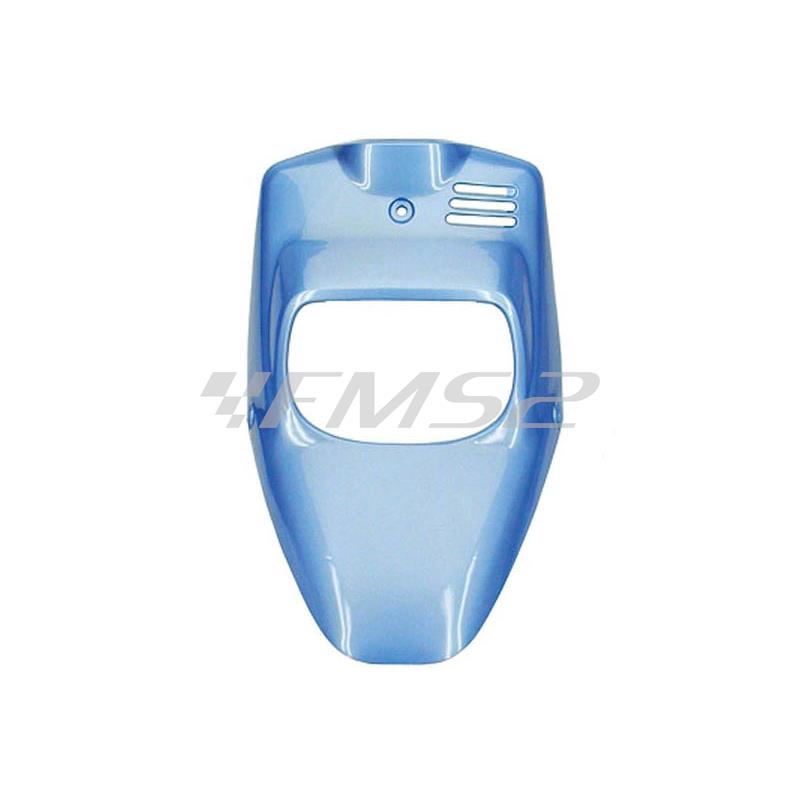 Scudo anteriore TNT di colore blu hawai metallizzato per scooter Mbk Booster spirit e Yamaha origina Bw's prodotti fino al 2003, ricambio 366451