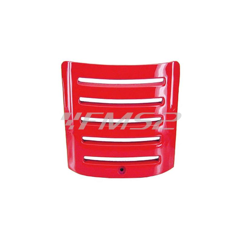 Sportello marmitta modello air per scooter Mbk booster spirit rosso racing pastello, ricambio 366603