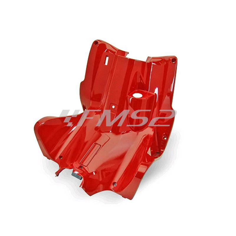 Scudo paragambe TNT per scooter MBK Nitro e Yamaha Aerox di colore rosso corsa pastello, ricambio 366748A