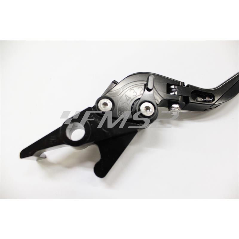 Leve regolabili RD-MAX in alluminio CNC di colore nero per maxi scooter Yamaha T-Max 500 prodotti dal 2001 al 2007 (TNT), ricambio 368000I