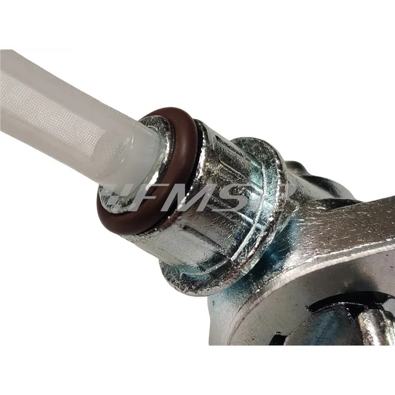 420311A Rubinetto benzina Racing TNT ad innesto con leva e posizione on-off senza riserva per applicazione su ciclomotori e scooter con serbatoio in plastica