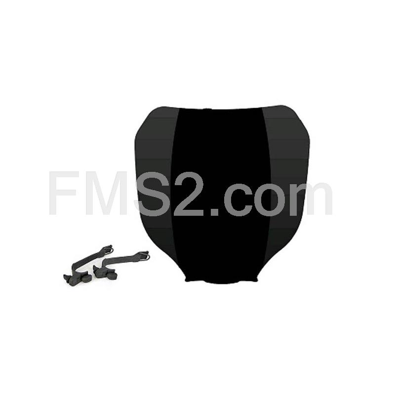 Maschera anteriore  tnt cross enduro tabella portanumero nera, ricambio 448132C