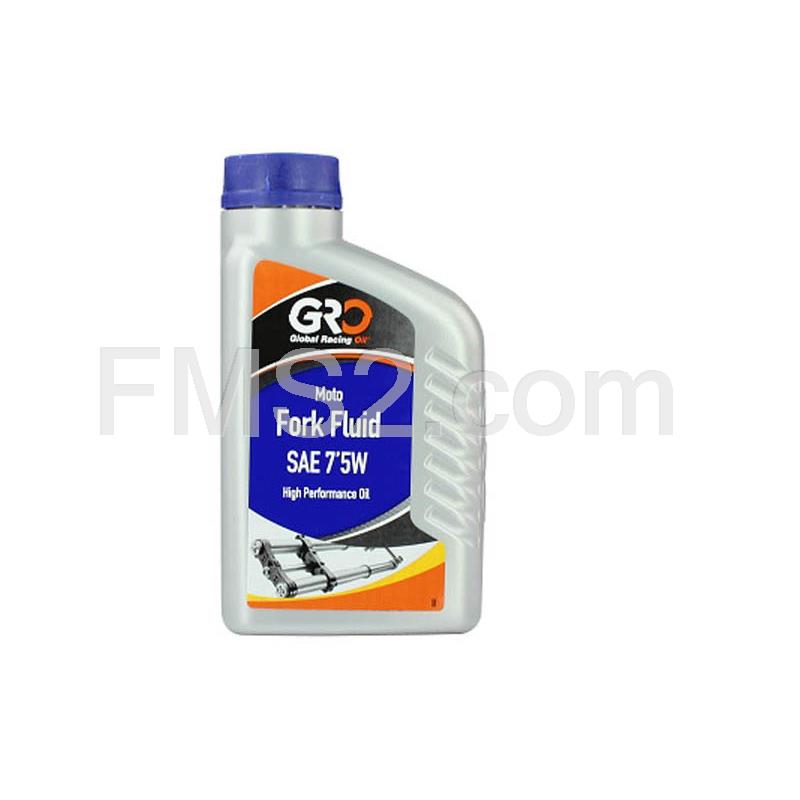Olio forcella Tnt Global racing oil con densità 7,5 W  confezione da 1 litro, ricambio 621123B