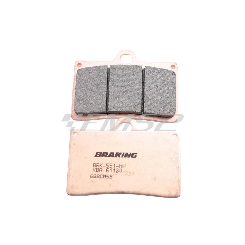 Pastiglie freno Braking 688CM55 (pasticche), ramate, ricambio 688CM55