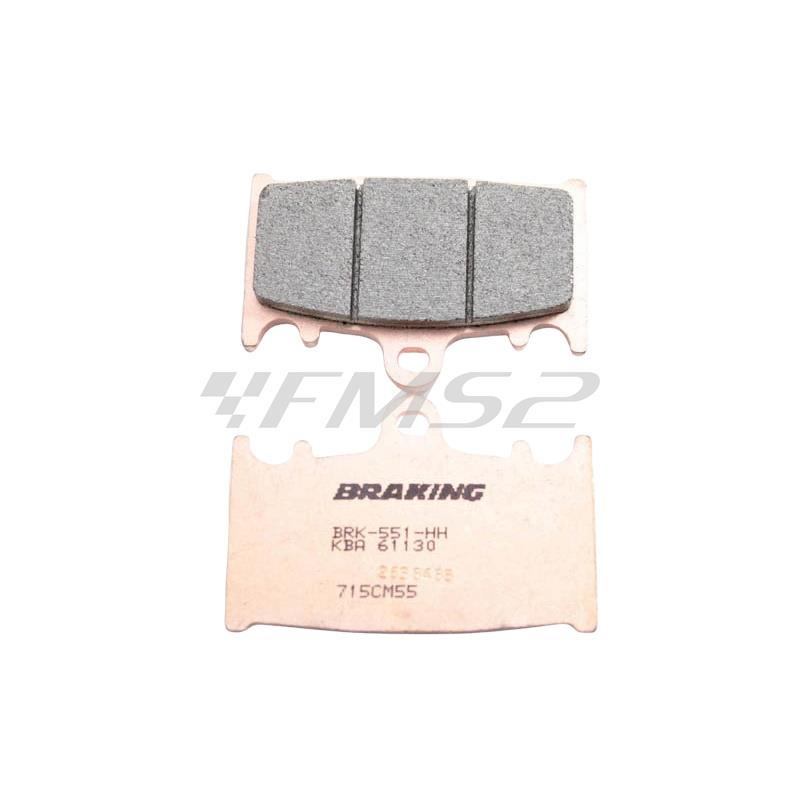 Pastiglie ramate Braking 715CM55 (pasticche), ricambio 715CM55