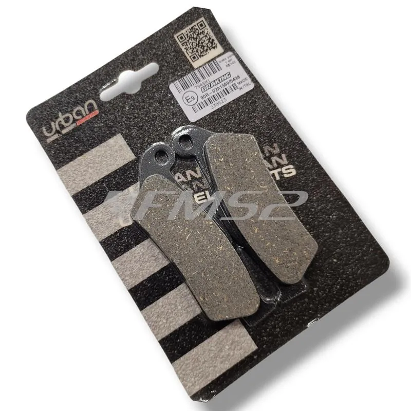 Pastiglie freno Braking semi metalliche posteriori per maxi moto BMW 850, 1000, 1100, 1150, 1200 e 1300 cc prodotte dal 1994 in poi, ricambio 794SM1