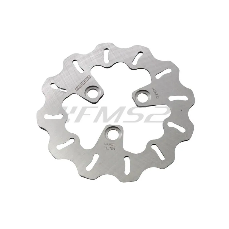 Disco freno braking con profilo a margherita wawe per scooter con diametro da 160 mm, ricambio HO30FID