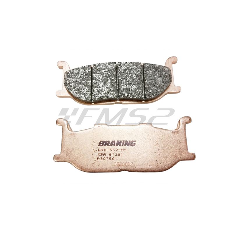 Pastiglie freno Braking sinterizzate con mescola P30 per maxi scooter, ricambio P30750