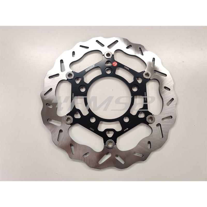 Brake disk wave floating steel hub, ricambio WL8003L