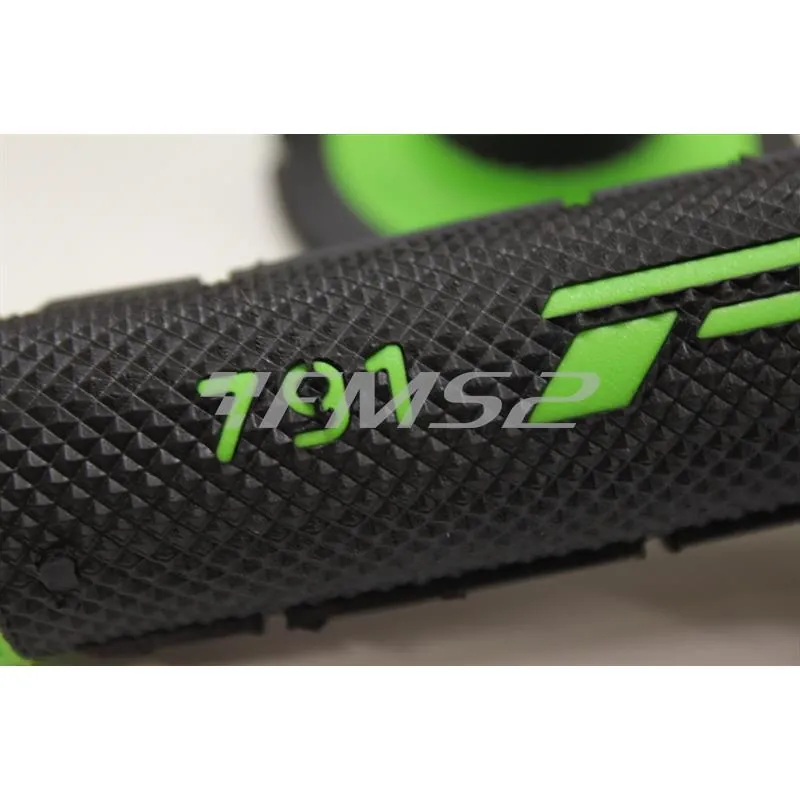 67918 Manopole cross ProGrip dual density nero-verde