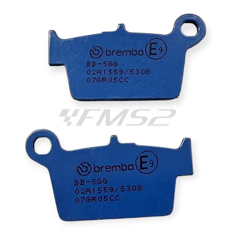 07GR05CC Pastiglie posteriori Brembo carbon ceramic - mescola CC per Beta Enduro e Motard RR 50cc 2T e Enduro e Motard RR 125cc 4T