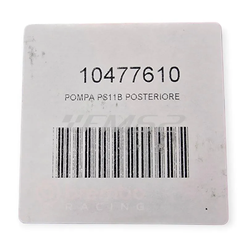 10477610 Pompa freno posteriore Brembo PS 11 B mm nero– Entrata laterale 90°, interasse 40 mm