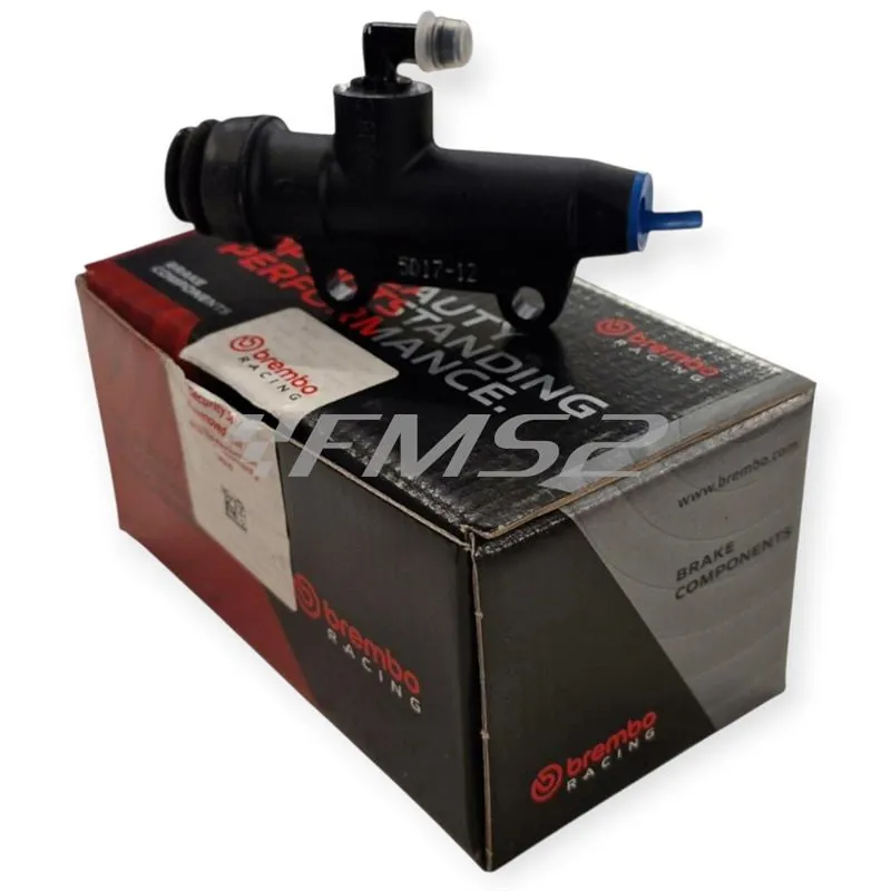 10477634 Pompa freno posteriore Brembo PS 12 mm nero – Entrata laterale 90°, interasse 40 mm