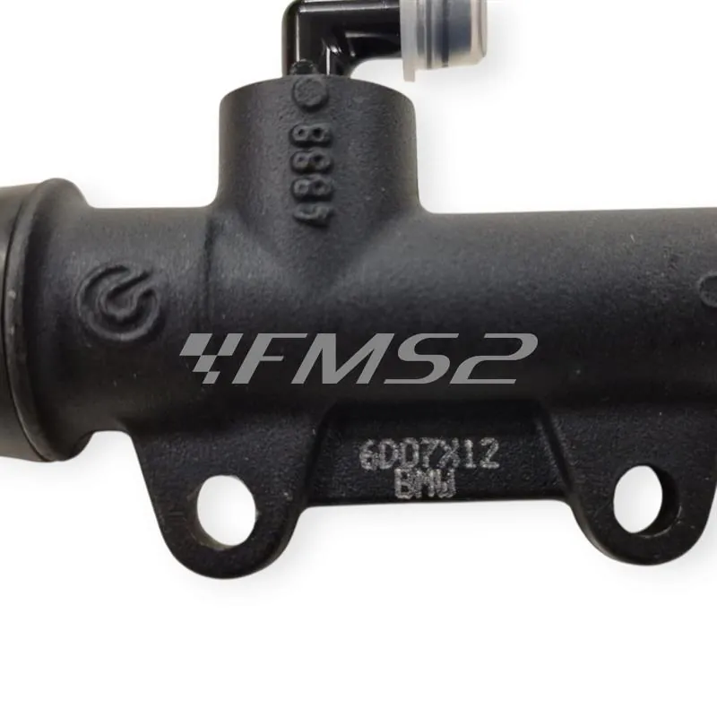 10477680 Pompa freno posteriore Brembo PS 12 mm nero con puntale – Entrata laterale 90°, interasse 40 mm