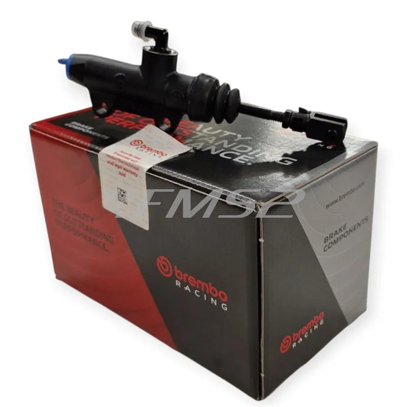 10477680 Pompa freno posteriore Brembo PS 12 mm nero con puntale – Entrata laterale 90°, interasse 40 mm