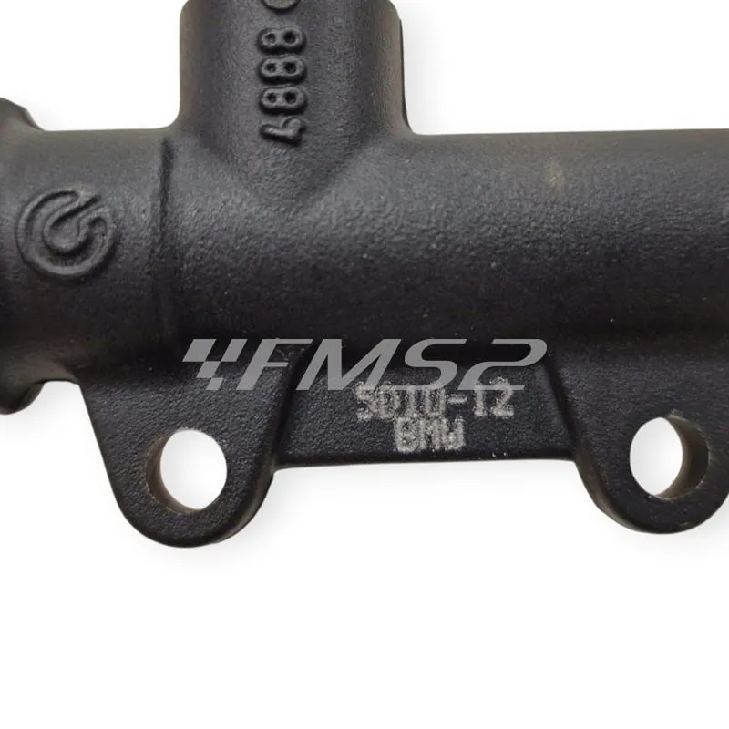 10477682 Pompa freno posteriore Brembo PS 12 mm nero con puntale – Entrata laterale 90°, interasse 40 mm