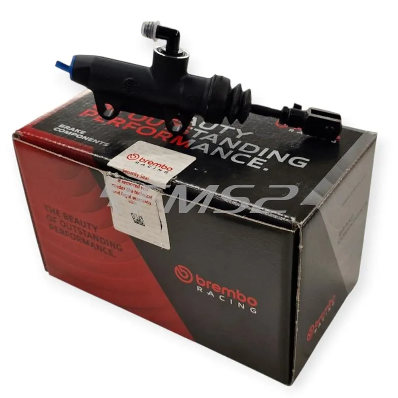 10477683 Pompa freno posteriore Brembo PS 13 mm nero con puntale – Entrata laterale 90°, interasse 40 mm