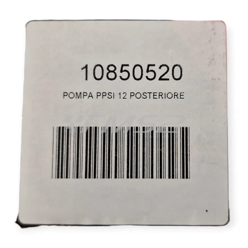 10850520 Pompa freno posteriore BREMBO RACING PS 12 con puntale e interasse fori di fissaggio 40mm