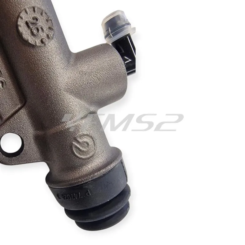 910477601 Pompa freno posteriore Brembo PS 11 mm titanio – Entrata laterale 90°, interasse 40 mm