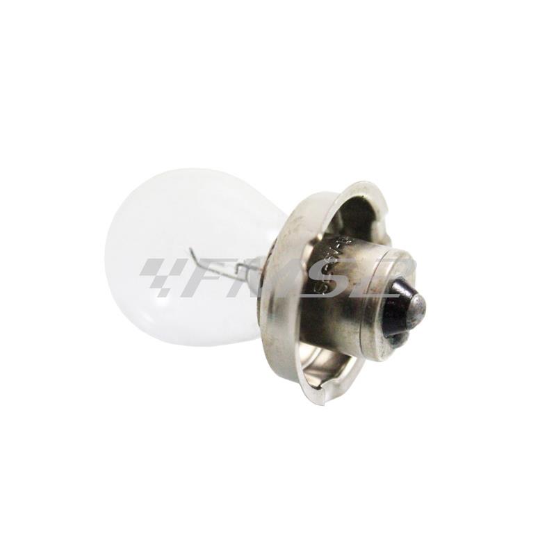 Lampadina Bergamaschi 6 Volt 20 Watt P26S, ricambio E0300502