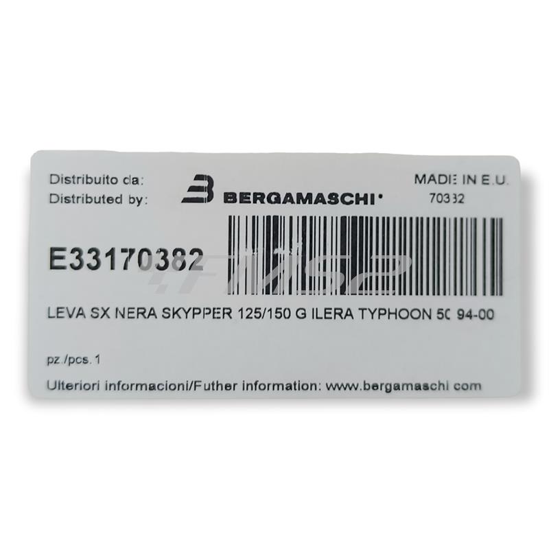 Leva sx nera gilera typhoon50 94-00, ricambio E33170382