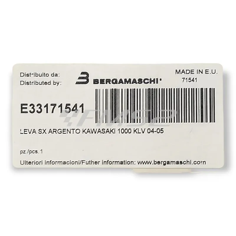 Leva sx argento kawasaki klv 1000 04-05, ricambio E33171541