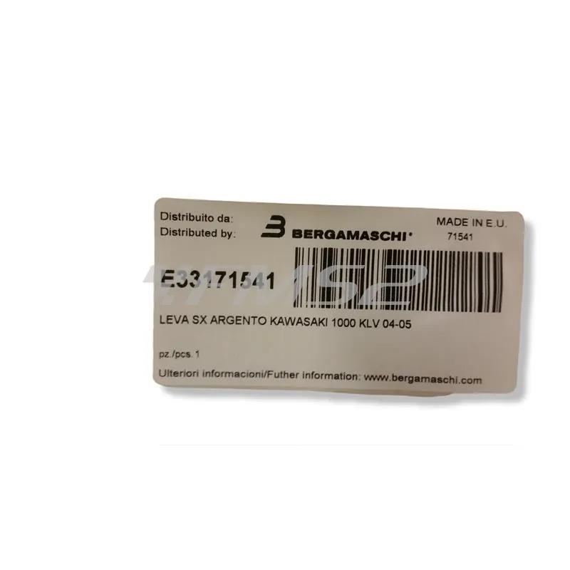 Leva sx argento kawasaki klv 1000 04-05, ricambio E33171541