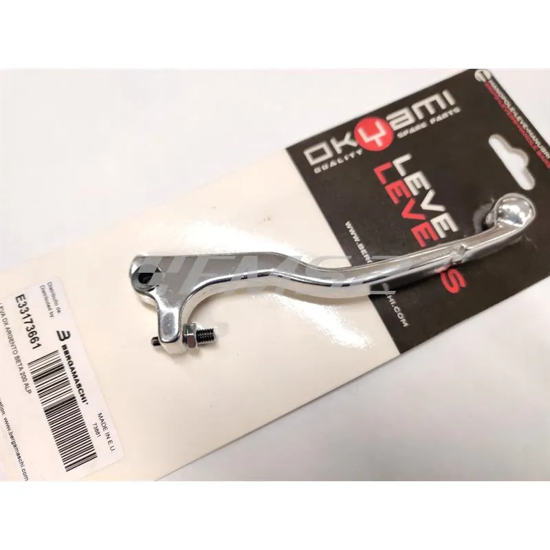 E33173661 Leva freno destra in alluminio colore argento lucido per Beta motard e trial 