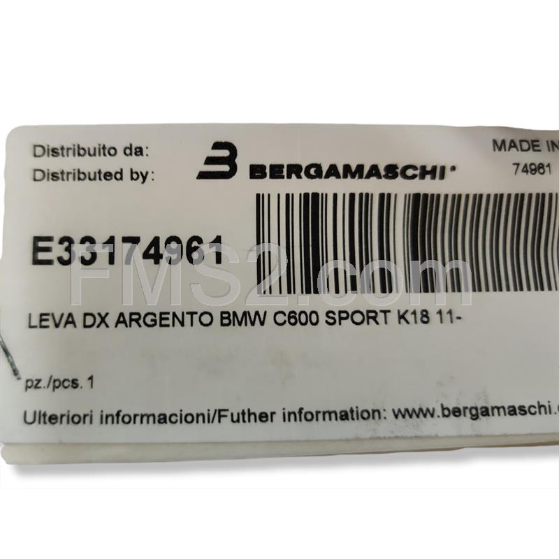 Leva dx argento bmw c600sport k18 11-, ricambio E33174961