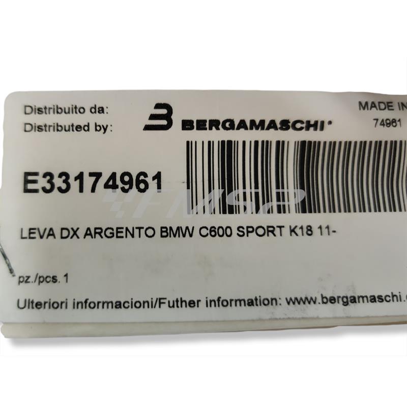 Leva dx argento bmw c600sport k18 11-, ricambio E33174961