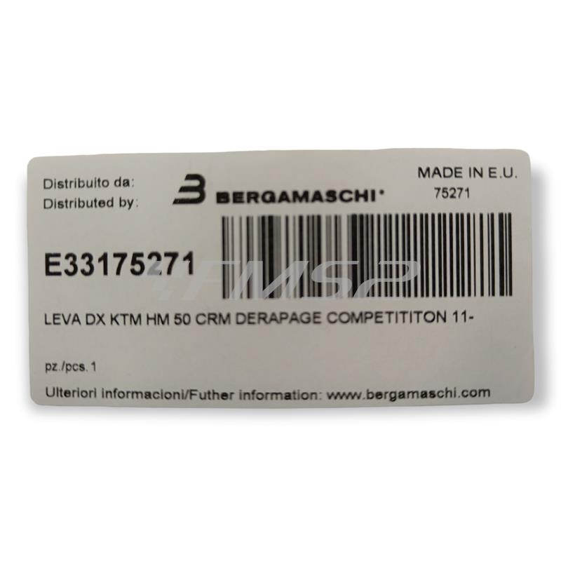 Leva dx ktm hm crm 50 derapage competiti, ricambio E33175271