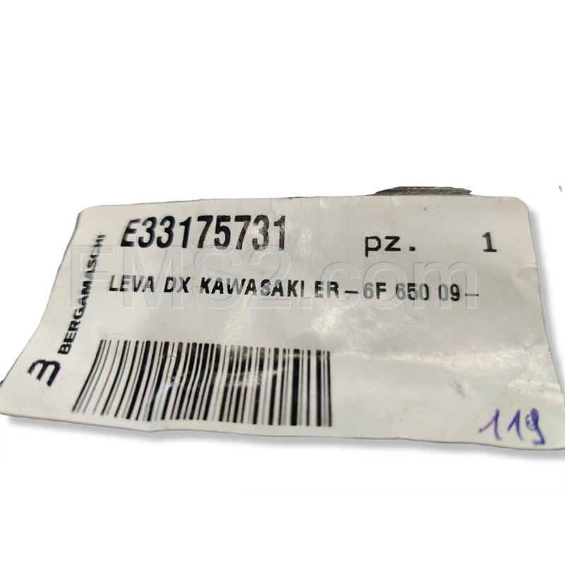 Leva dx kawasaki er-6f 650 09-, ricambio E33175731
