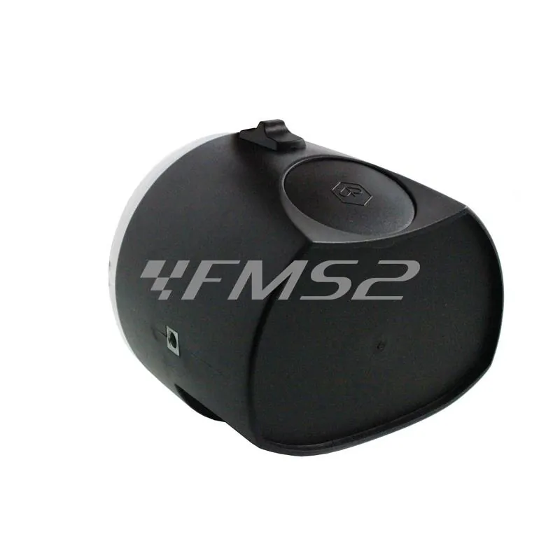 F100121703 Fanale anteriore completo per ciclomotore Piaggio sì, colore nero (Bergamaschi)