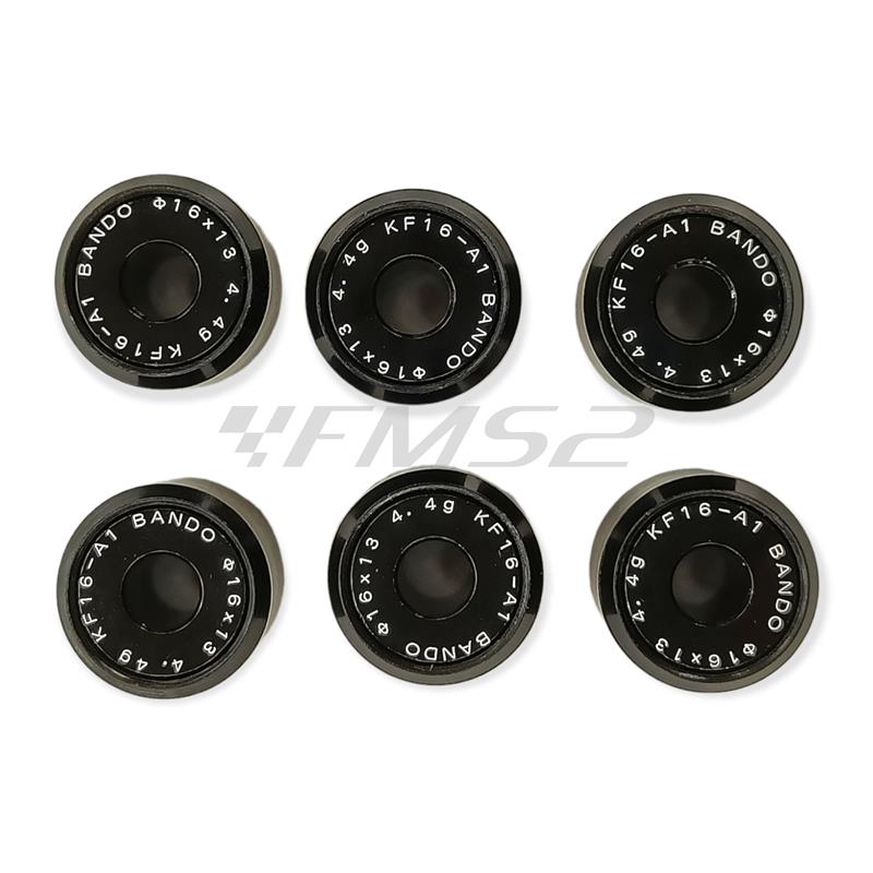 Kit 6 rulli 19x17 12g piaggio, ricambio G71901701206