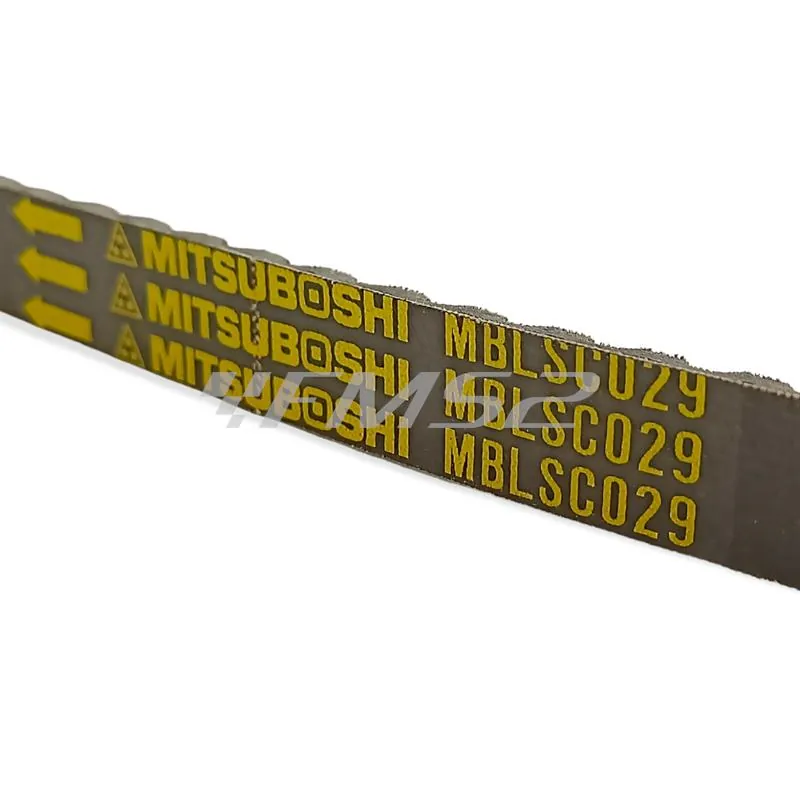 Cinghia Mitsuboshi per maxi scooter con motore Minarelli Mbk Booster, Nitro, Ovetto e Yamaha Bw's, Aerox e Neo's 100 cc 2 tempi, ricambio G9000100