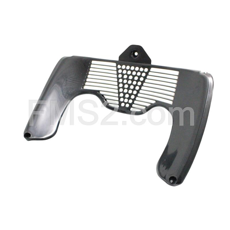Griglia inferiore copri radiatore in plastica nera originale Benelli per scooter 491, ricambio R62010041BZ