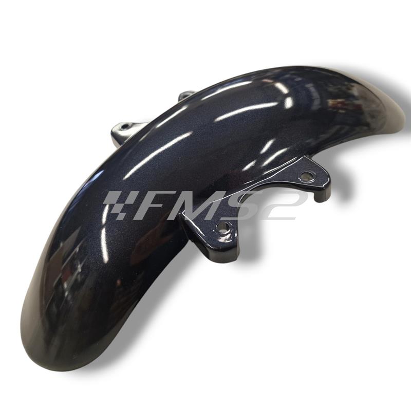 Parafango anteriore in plastica verniciata colore grigio scuro basalto metallizzato per maxi scooter Benelli Velvet 125, 150 e 250 cc prodotti dal 1999 fino al 2001, ricambio R63010091AAH