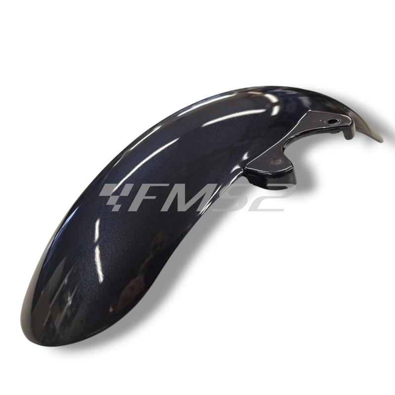Parafango anteriore in plastica verniciata colore grigio scuro basalto metallizzato per maxi scooter Benelli Velvet 125, 150 e 250 cc prodotti dal 1999 fino al 2001, ricambio R63010091AAH