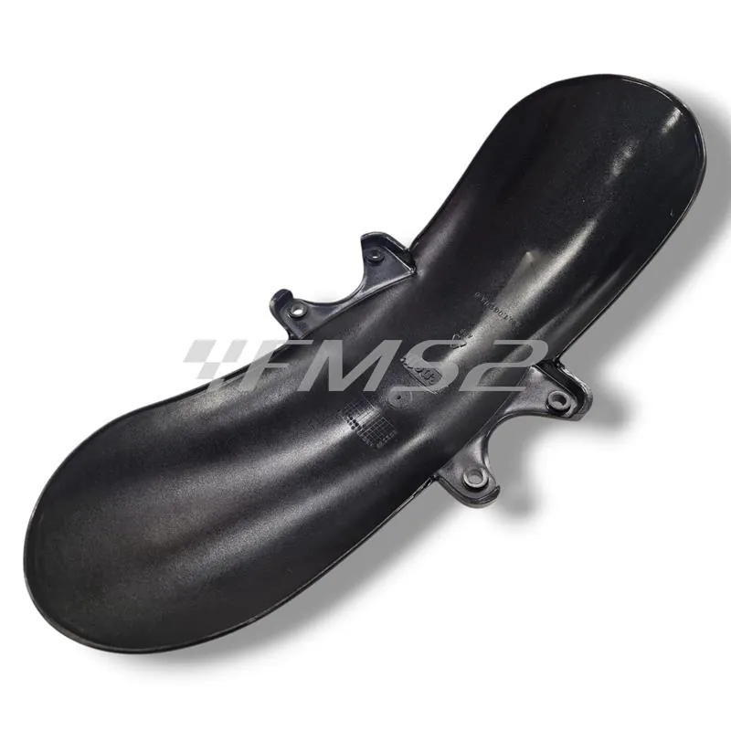 Parafango anteriore in plastica verniciata colore grigio scuro basalto metallizzato per maxi scooter Benelli Velvet 125, 150 e 250 cc prodotti dal 1999 fino al 2001, ricambio R63010091AAH