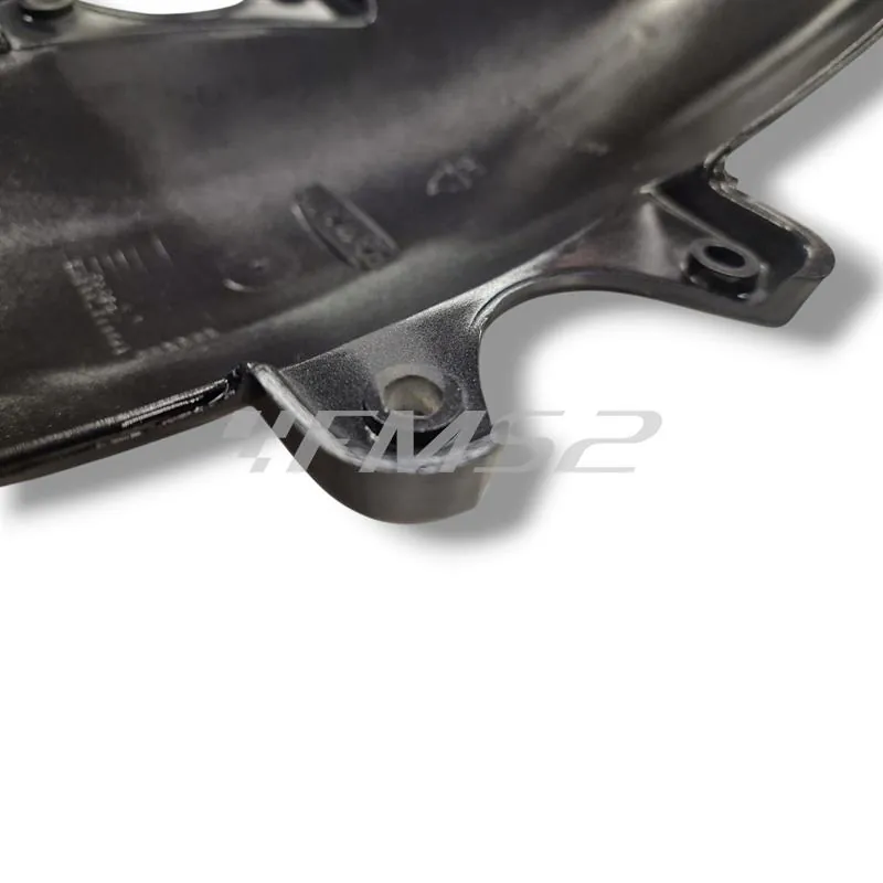 Parafango anteriore in plastica verniciata colore grigio scuro basalto metallizzato per maxi scooter Benelli Velvet 125, 150 e 250 cc prodotti dal 1999 fino al 2001, ricambio R63010091AAH